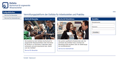 Desktop Screenshot of career.ostfalia.de