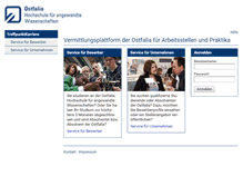 Tablet Screenshot of career.ostfalia.de